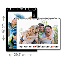 Kalender DIN A4 gestalten drucken